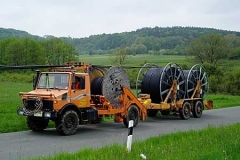 Kabelrohrpflugverlegung